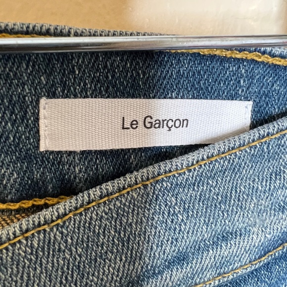 🌹Frame Denim Le Garcon Mid Rise Distressed Slim Boyfriend Jeans Womens NWT - Picture 9 of 15